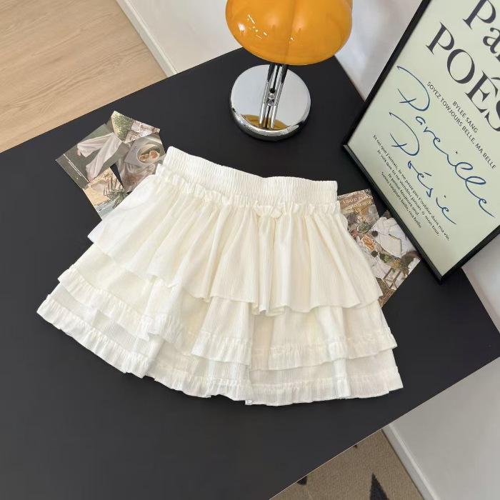 Damen Hohe Taille A-Linie Puffy Kuchenrock - Süßer Retro Ballett Stil für Frühling & Herbst