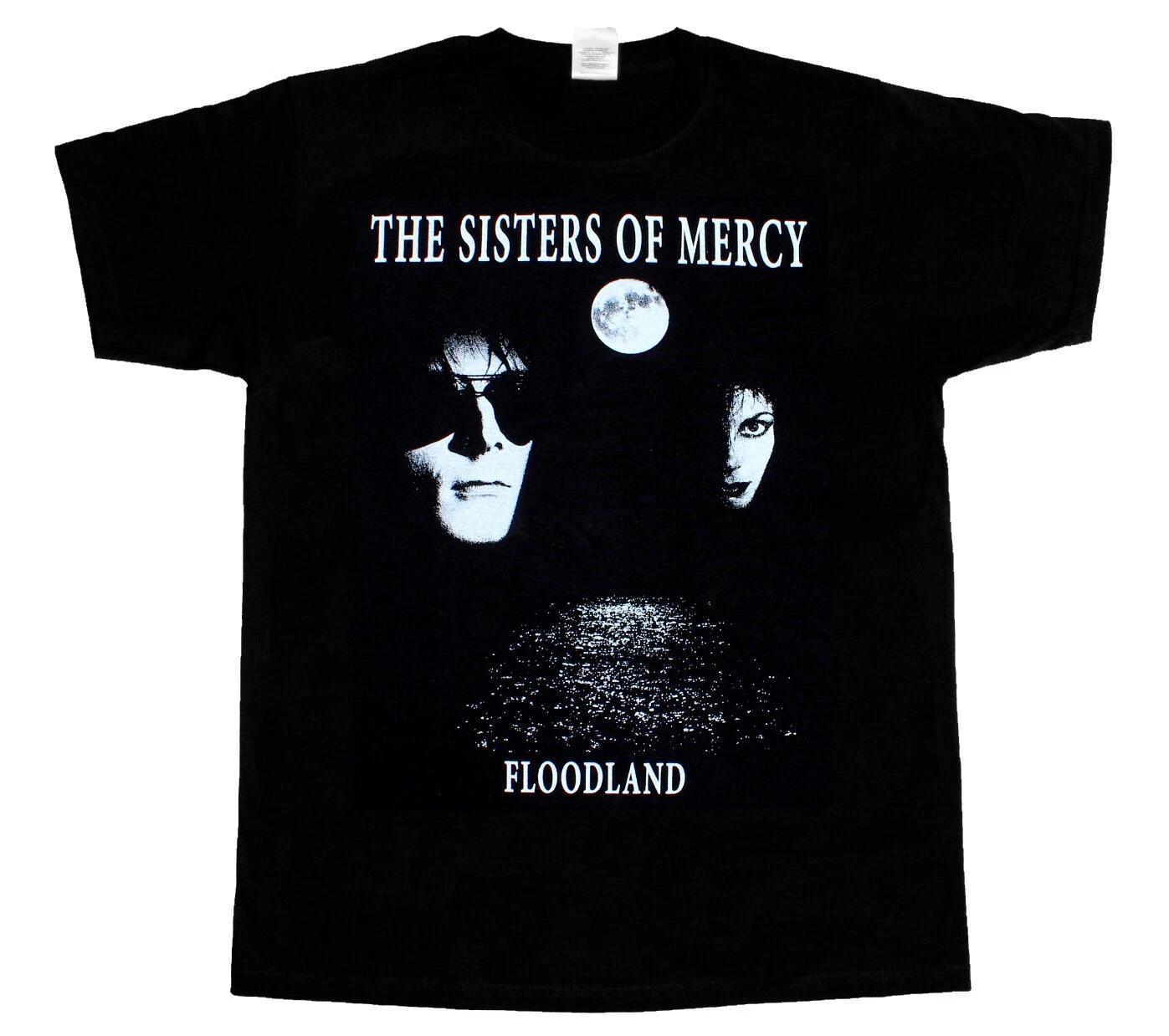 

sisters of mercy floodland gothic rock NEW BLACK T-SHIRT 3XL 4XL 5XL L