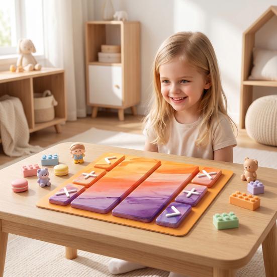 Game Night Essentials Fidget Trading Board Mat, Non-Slip Rubber 18" x 16" Portable with Markers Accept Add Reject for Toys Party Supplies