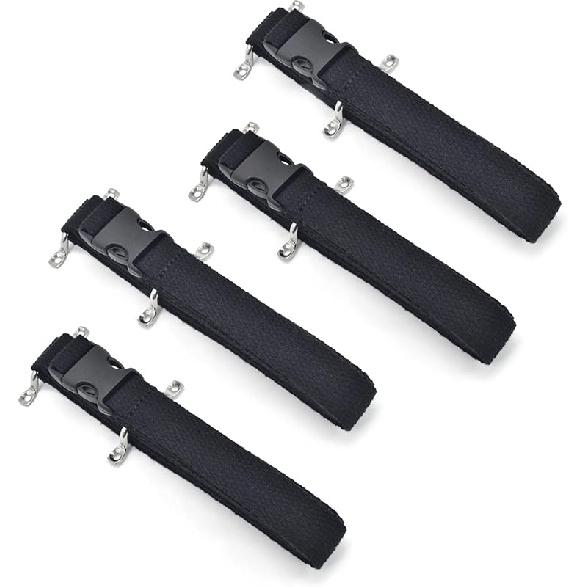 RV TV Straps 74" Anti-Tip RV Furniture Safety Tie Down Solid Straps For Camper Trailer Traveling - 2Pcs Basic