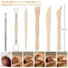 ABBP-Air Dry Clay Tools For Pottery 28Pcs Clay Tools Kit, Polymer Clay Sculpting Tool Kit