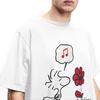 Woodstock Smelling The Flowers T Shirts Merch Men Women's 100% Cotton Vintage T-shirt Short Sleeve Clothing Adult