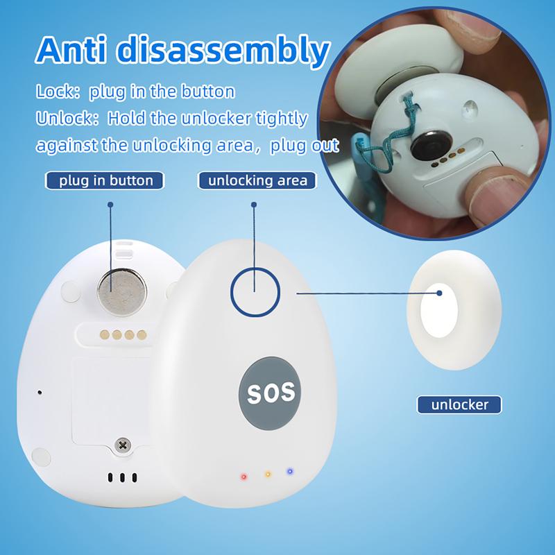 Portable GPS Locator Children and Elderly Anti-lost Alarm 4G Tracker SOS Alarm Two-way Communication Device Locator