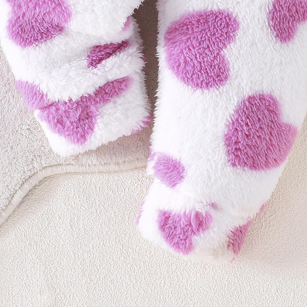 Printed Bear Furry Boys' Popular Hooded Two-Piece Set