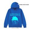 Dětská mikina s HD potiskem Roblox, ležérní unisex pulovr pro chlapce a dívky 4-14 let, polyester, pro každý den, ležérní nošení, tištěná mikina, pro mládež