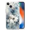 Phone Case For iPhone 17 Air Cases iPhone 16 15 12 13 14 Pro Max SE 7 8 Plus iPhone11 Clear Cover Ink Wash Painting Flower