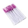 Water Drop Mascara Brush & Eyelash Comb Set - 25 Pack Nylon Curler & Eyebrow Brush for Extensions