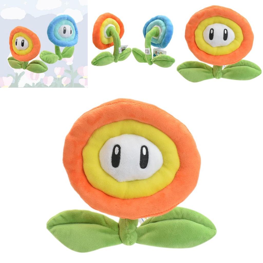 New Mario Plush Orange Flame Blue Ice Sunflower Soft Toy 18cm