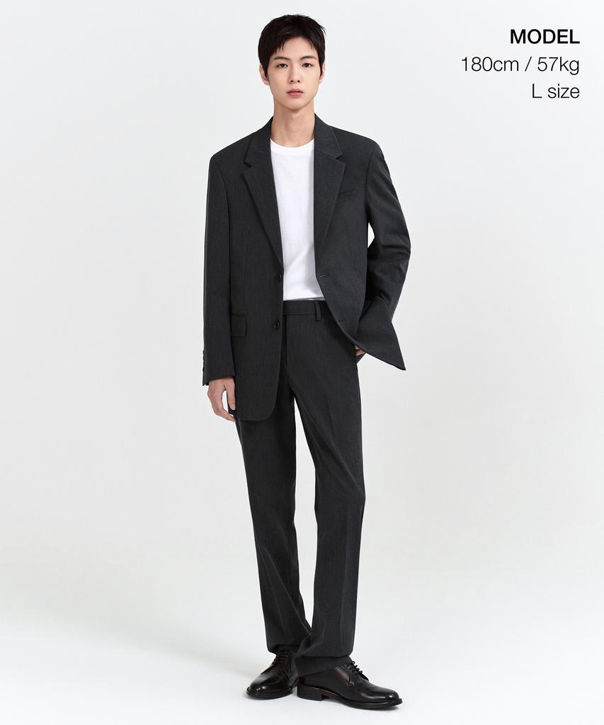 Musinsa Standard Oversized Blazer [Charcoal Grey]