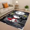 3D  Snoopy Dog Peanuts Cartoon Christmas Living Room Non-Slip Area Rug Carpet for Bedroom Playroom Sofa,Home Decor Doormat