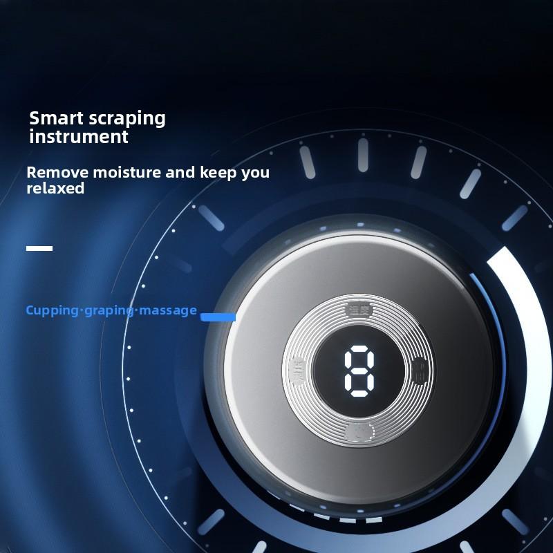 Intelligent Vacuum Electric Cupping Device Dredging Meridian Massager Heating Negative Pressure Suction Scraping Device Wireless Scraping Instrument