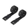 Macks.i Anti-Flapping Belts (Set of 2) for Bicycle and Motorcycle Covers, Windproof, Adjustable Length, Nylon, MIWP-01 (Black, 2)