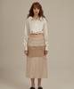 ULKIN [Runway] Pink Slip Midi Skirt