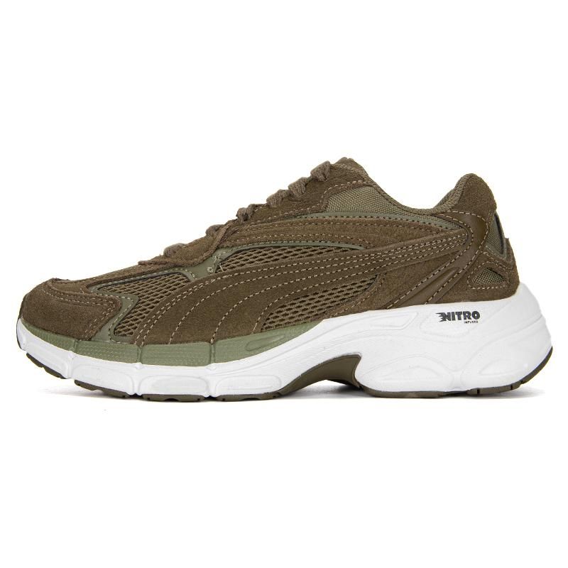 Puma Teveris Nitro Fabric Fashion Sports Low-Top Lifestyle Shoes Unisex sneaker Olive-Green 388774-07