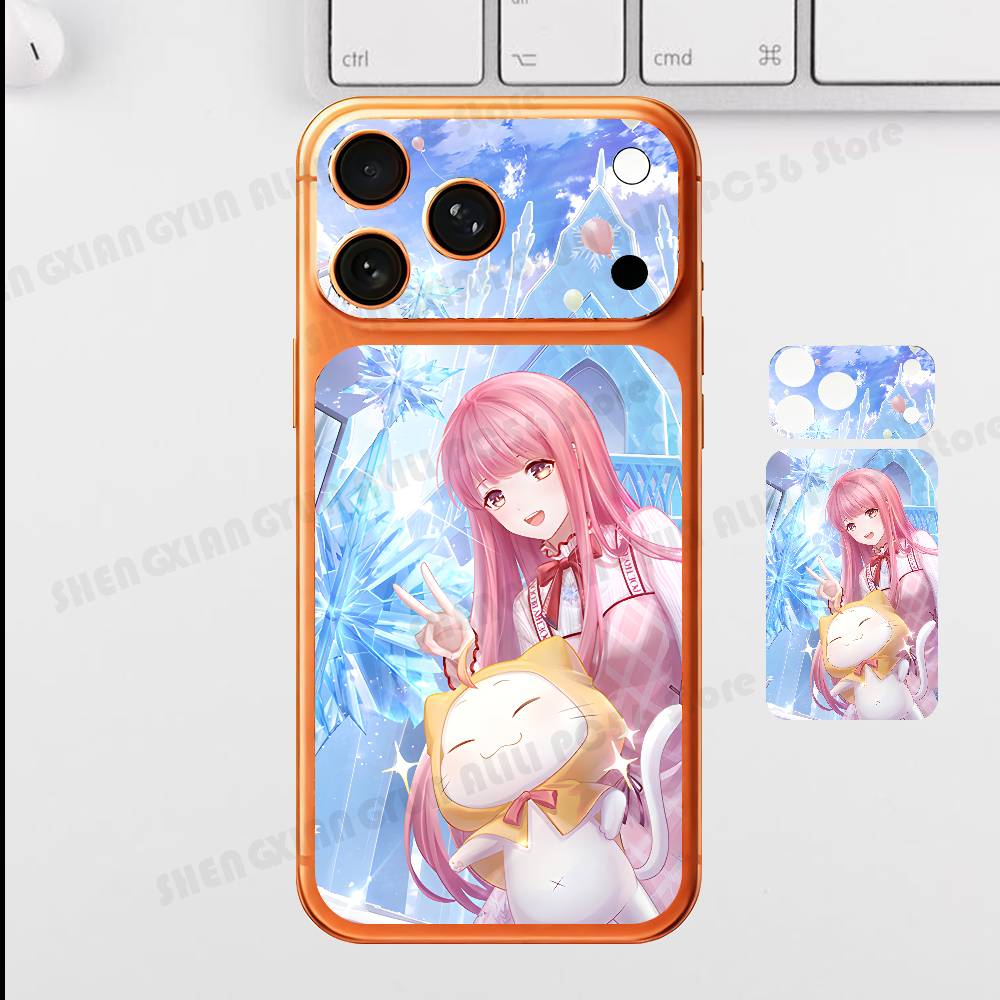 Game N-Nuan Nuan For Iphone 17 Pro ProMax Back Protective Decorative Sticker Back Cover iPhone17pro