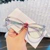 Retra Cat Eye Frame Clear Lens Glasses Simple Myopia Nerd Spectacles Degree -0.5 -1.0 -2.0 -3.0 -4.0 To -6.0