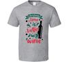 Christmas Time Is Better With Wine Tee Christmas TShirt Holiday Unisex T-Shirt