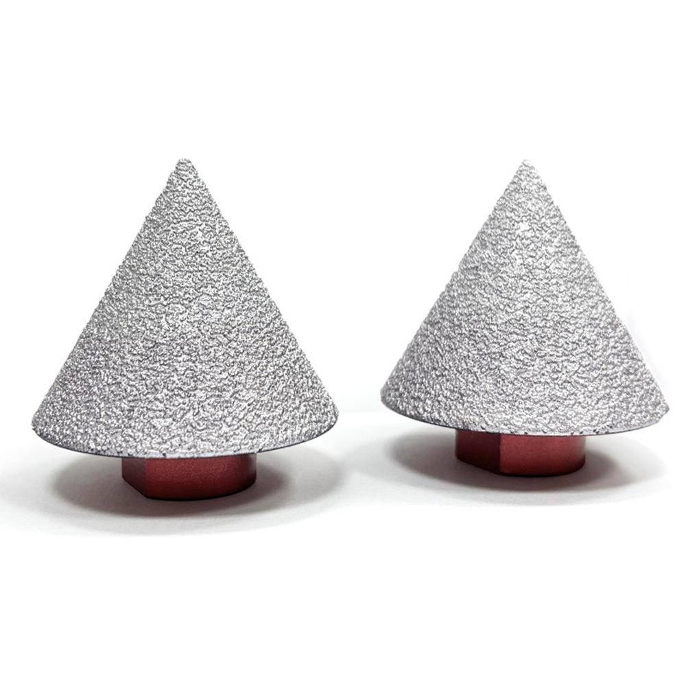 Diamond Grit Chamfer Brazed Chamfering Tool Milling Bit Tile Marble Granite Hole Drilling Enlarging Beveling Stone