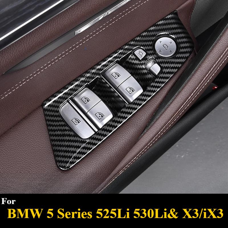 Fensterschalter-Bedienfeld - Kratzfeste Abdeckungen für das Bedienfeld für Premium BMW 5er Serie 525Li 530Li & X3/iX3 (Modelle 2018-2024) Werkzeuge
