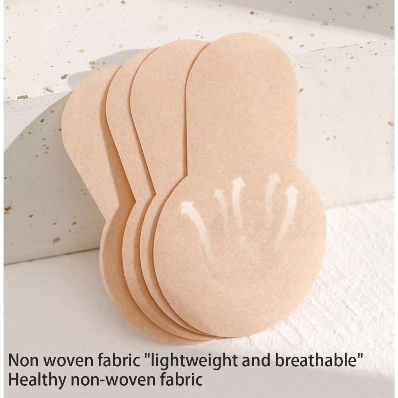 5 Pairs Women Disposable Pasties Nipple Cover with Lift Invisible Push Up Breast Lift Tape Nonwoven Fabric Nipple Petals