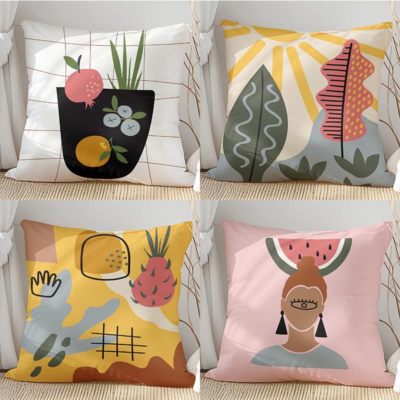 Modern Geometric Abstract Simple Pillow Case Decorative Pillow Cushion Cover Household Products