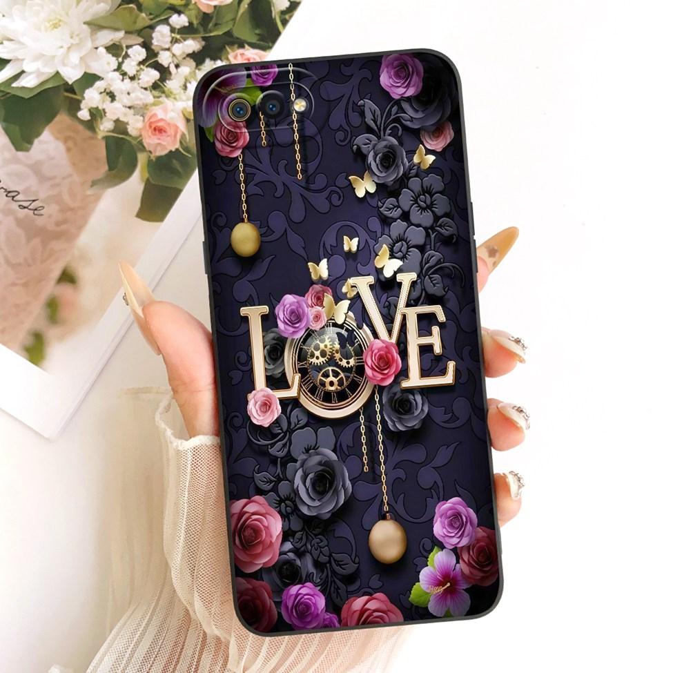 For Realme C2 Case Cover Silicone Luxury Fashion Cool Kawaii Cute Painted Phone Casing RMX1941 RMX1945 RMX1943