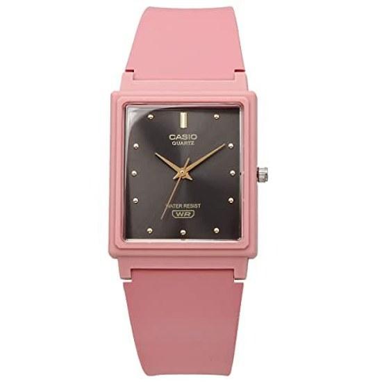 CASIO Analog Wristwatch Chipkashi Cheap MQ-38UC-4A Matte Salmon Pink Urethane Belt Rectangular Face Unisex Overseas Model
