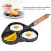 3 Mold Cast Iron Omelette Egg Burger Fried Egg Pot Pancake Pan