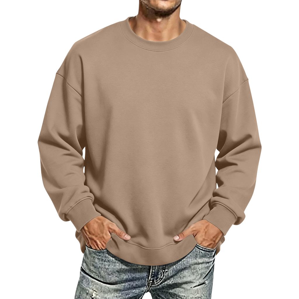Unisex Long Sleeve Neck T-Shirt Couples Casual Sports Top for Men and Women