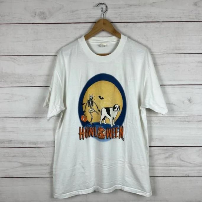Vintage 1997 Big Dog Halloween T Shirt Unisex T-Shirt XXXL