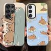 Take A Bath Capybara Phone Case for Samsung Galaxy S25 A26 S23 A36 A16 A56 S20 FE S23Ultra S24 Ultra S25Ultra Soft Cover Capa