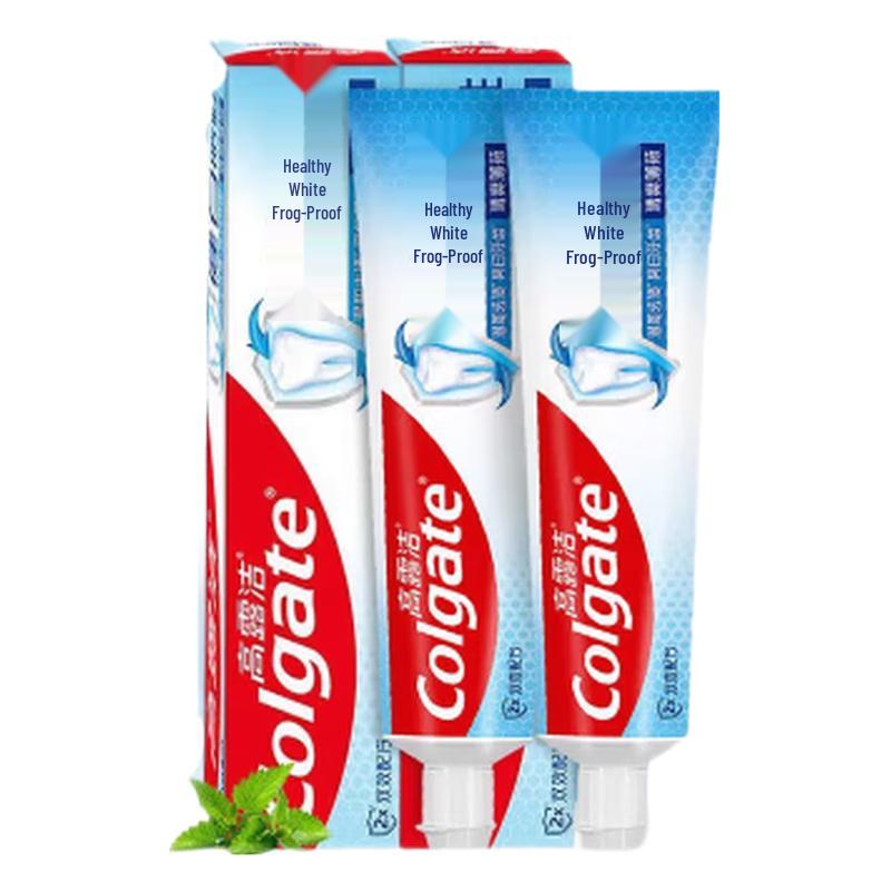Colgate Whitening & Fresh Breath Fluoride-Free Toothpaste (2x140g)