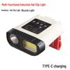 Multifunctional Induction Headlamp: Strong Long-Throw Clip-On Light for Night Fishing, Outdoor Adventures, and Cycling.