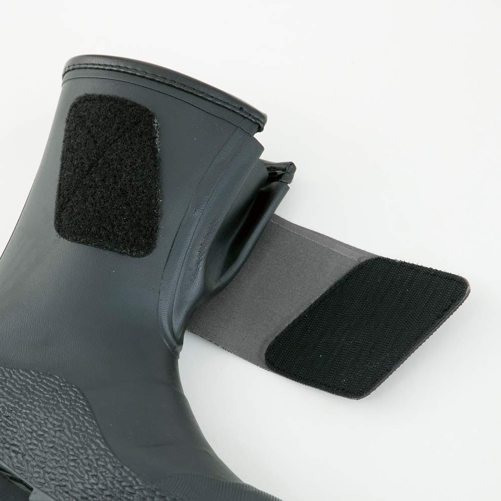 CO-COS nobuoka HG-956 Safety Boots with Toe Cap, ZIPLOA Magic Toe Cap, Steel Toe Cap, Men's, Black, Sizes 27.5-28.0 cm