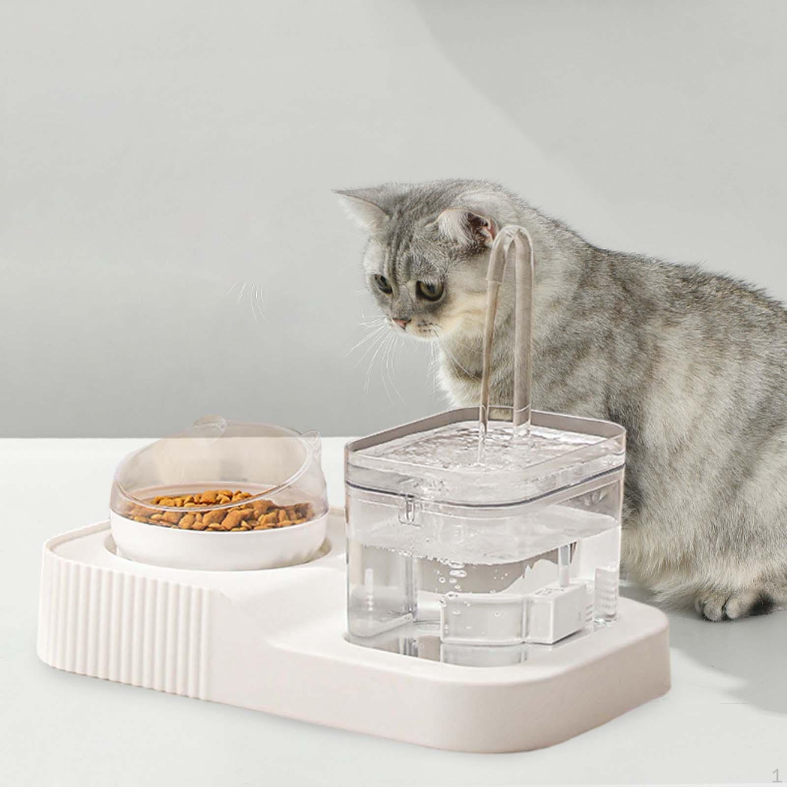 

Cat Feeder Food Bowl Large Capacity Pet Supplies Water Dispenser for Puppy Cats Cat Ear Bowl