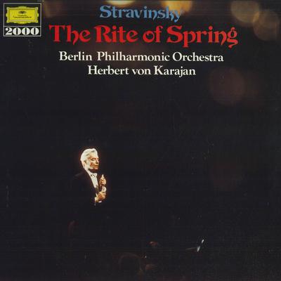 Płyta LP HERBERT VON KARAJAN, FILHARMONICY BERLIŃSCY - Strawiński: Święto Wiosny 20MG0330 DEUTSCHE GRAMMO - Japonia Obi Klasyczna Używana