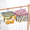 Multi-Clip Drying Rack for Clothes and Socks - Versatile Hanging Solution for Balcony or Home Use