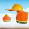 Breathable Safety Helmet Curtain UV Protection Sunscreen Neck Cover  Construction Site