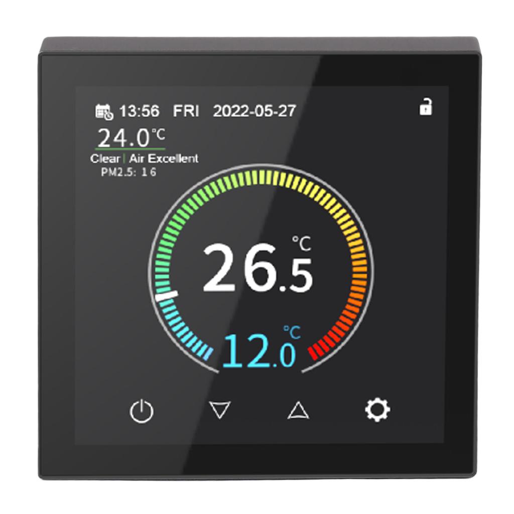 WiFi Smart Thermostat Digital Heating Thermostat IPS Screen Wall Mount Accurate Temperature Control