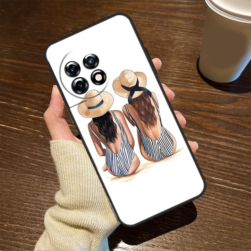 Best Friends BFF Matching For OnePlus 15 13 12 11 15R 13R 12R 8T 10T 13T Case For OnePlus Nord 5 CE 2 3 4 Lite N20 N30