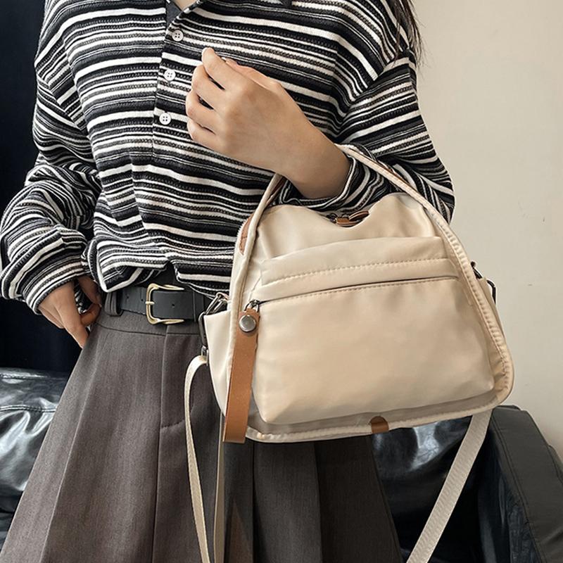 Fashion Women's Shoulder Bag Simple Multiple Pockets Crossbody Bag With Tassels Handbags Daily Commuting CLE
