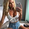 Geribbelde Strik Camisole Tanktops Dames Zomer Basic Crop Top Streetwear Mode Coole Meisjes Cropped T-shirts Camis