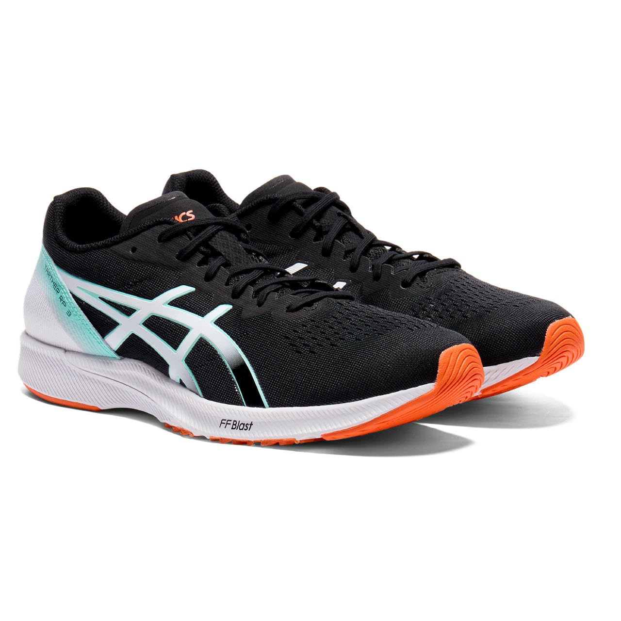 

TARTHER RP 3 1011B465 Кроссовки для бега 002 см 2E [Asics] Мужские (Черное/Успокаивающее Море) +27,5