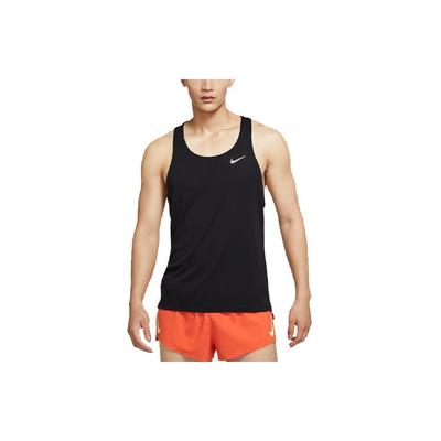 Running Tank Tops Men's Black Crew Neck Moderate DQ4733-010