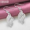 925 Sterling Silver Fashion Pendant Earrings Wedding Jewelry