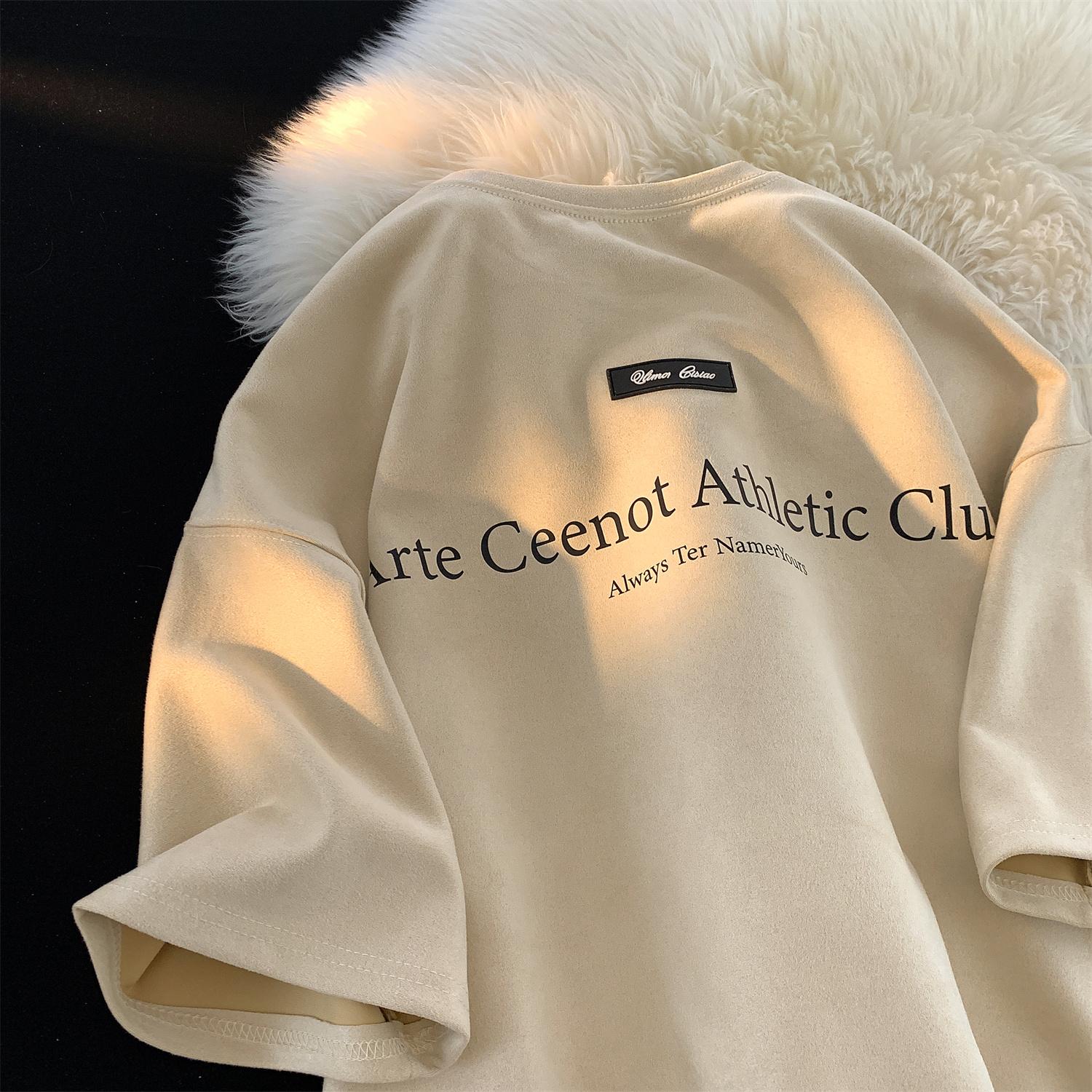 

Fashion Casual Loose Lovers cotton T Shirt Unisex Harajuku Korean Top Oversize Tees Couples Casual Tee 4XL