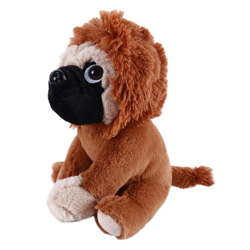 

Плюшева іграшка для собак з капюшоном для дітей. Мультяшна лялька-собака. Миле цуценя, плюшева іграшка. коричневий