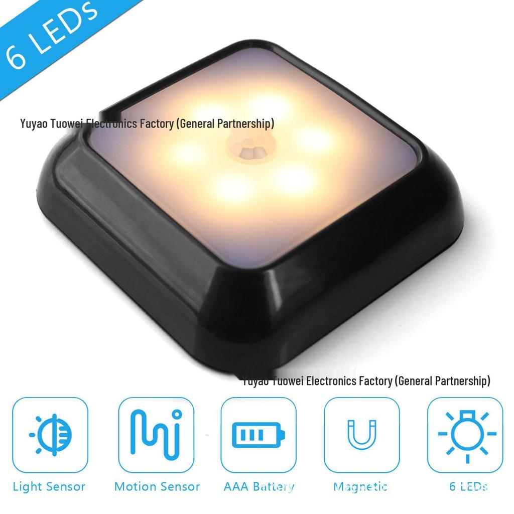 Magnetic LED Night Light with Motion Sensor