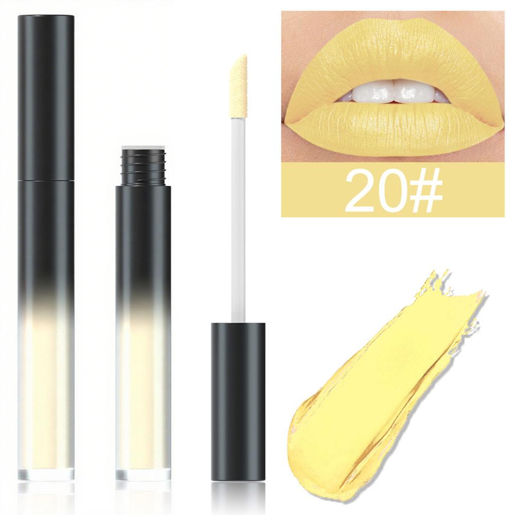 1-delige fluweelmatte lippenstift Rijk gekleurd Lichtgewicht Comfortabel om te dragen Niet-uitdrogende lipgloss Levendige tinten voor dagelijks gebruik of Halloween