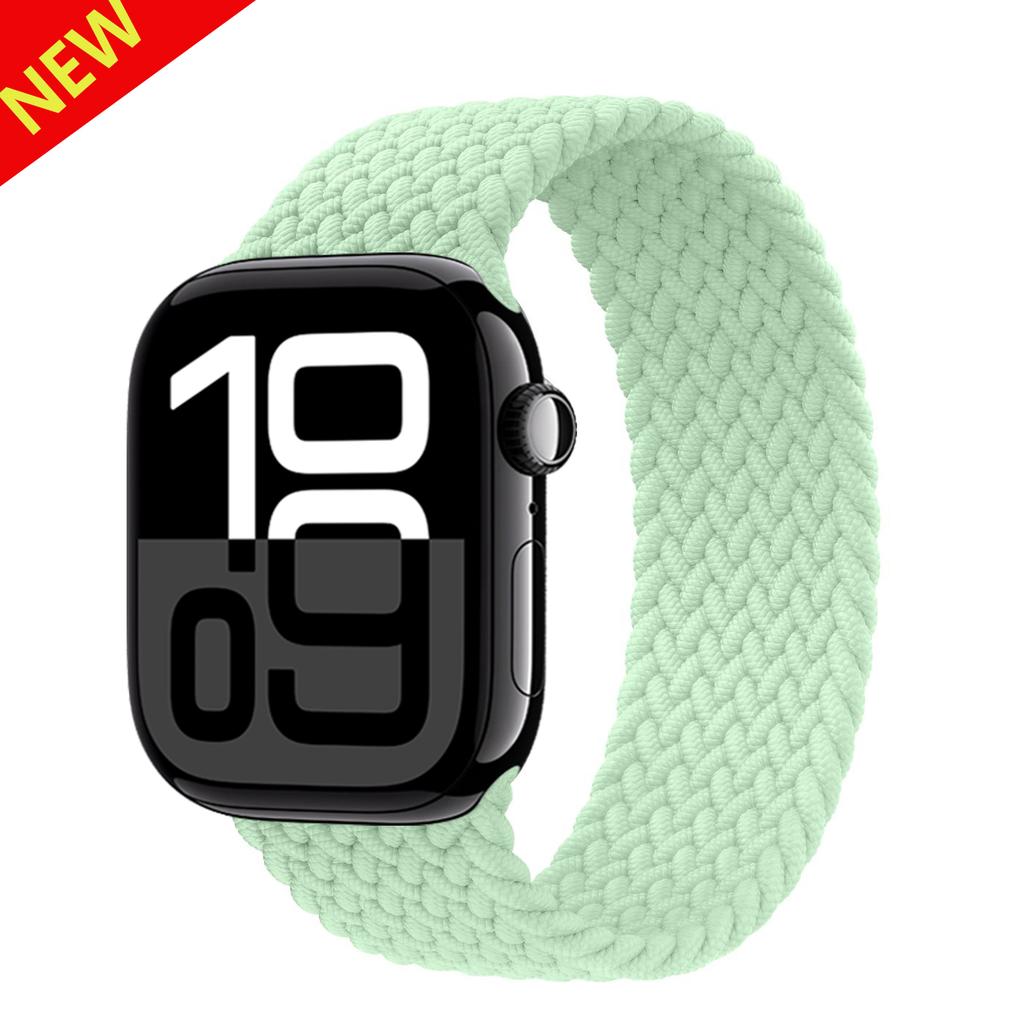 Straps For Apple Watch Bands 44mm 45mm 40mm 41mm 49mm 46mm 42mm Braided Solo Loop Correa Bracelet Iwatch Series 11 10 9 7 8 SE 6